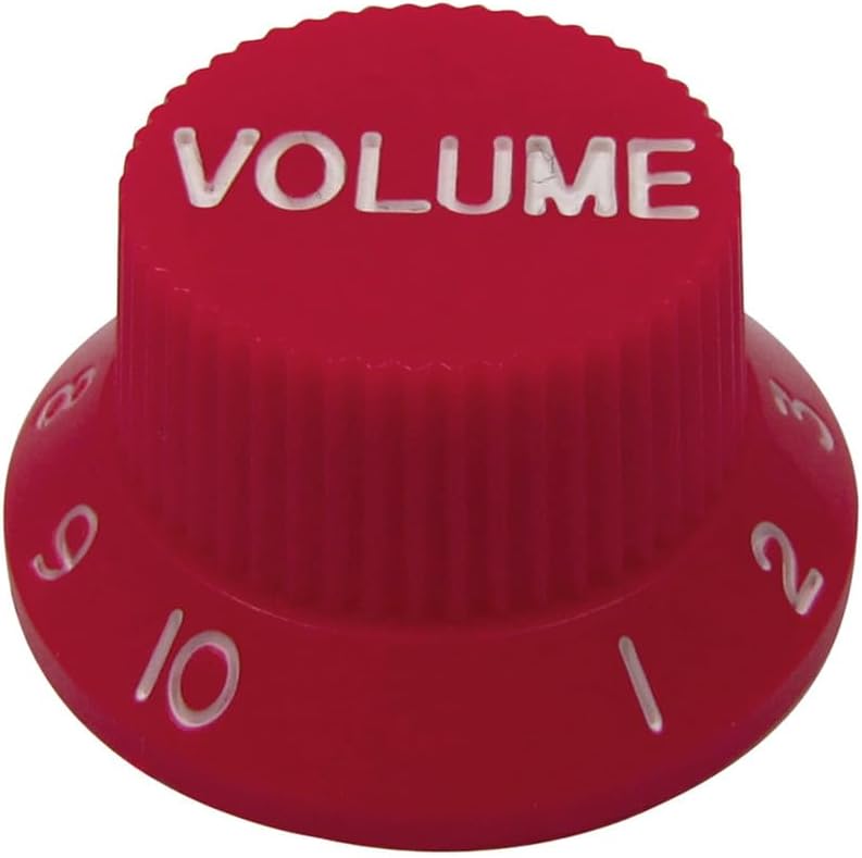 FLEOR Speed Control Knobs 2T1V Guitar Knob Set Red Fit ST Style Electric Guitar Part - Image 4